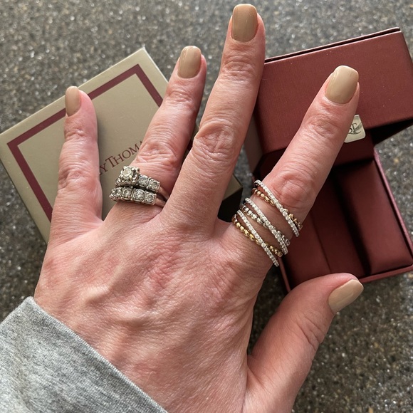 Nava-Dee 14kt Rose Gold Custom .25tcw Diamond Ring - Picture 3 of 5